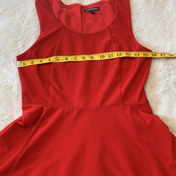 xFBx Express red fit & flare dress, small - Picture 6 of 9